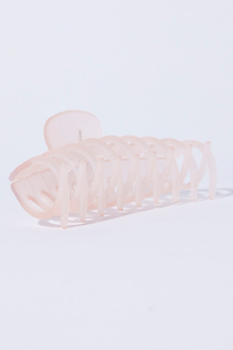 Pink Classic Hair Claw Clip