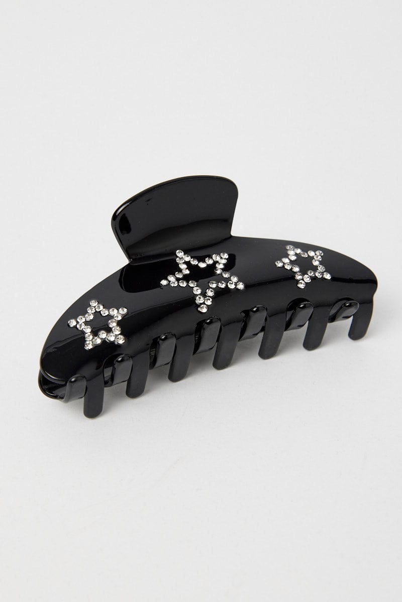 Black Star Claw Clip