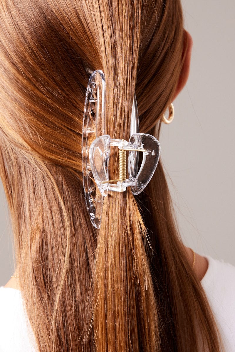 Metallic Claw Clip Intersecting