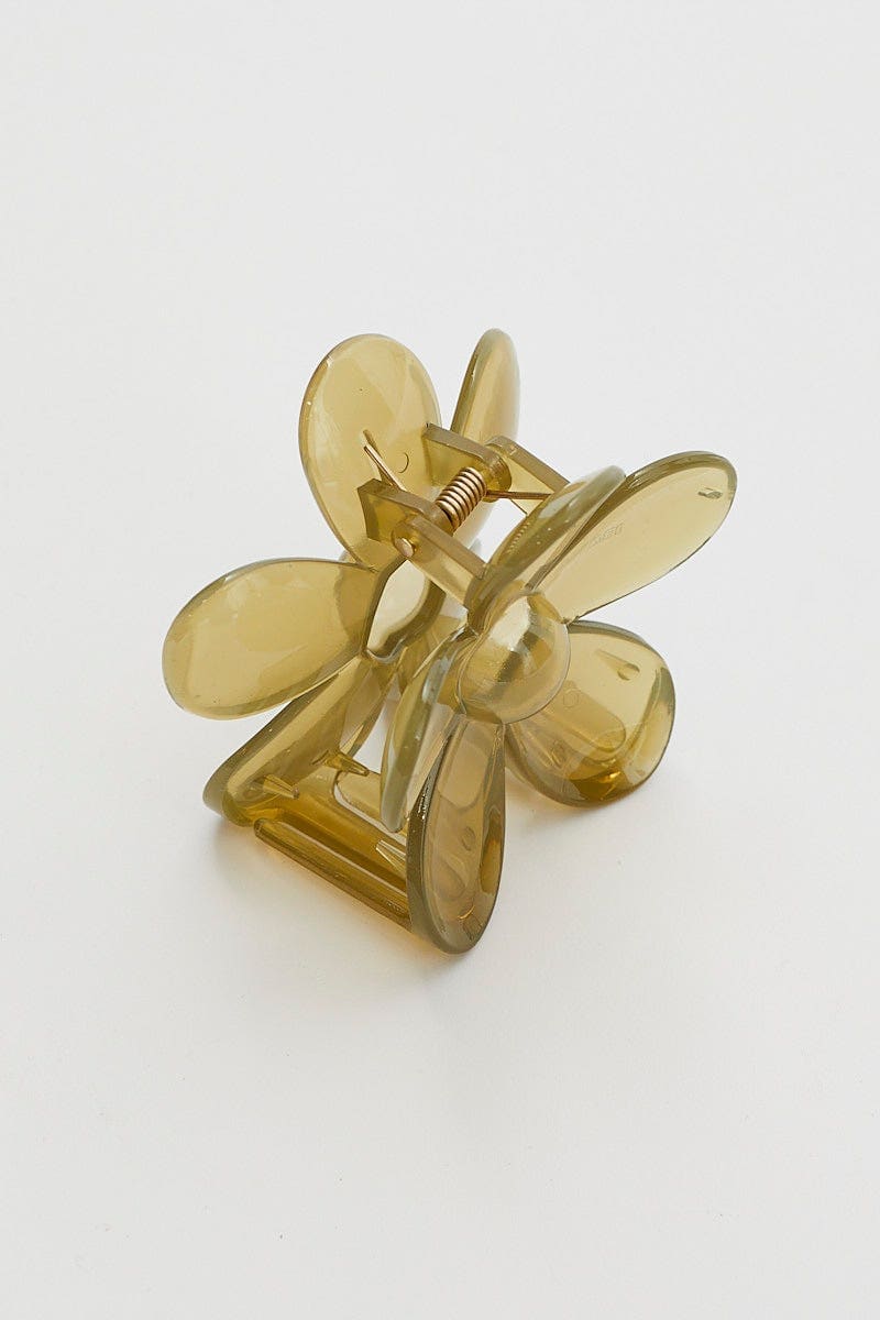 Green Hair Claw Clip
