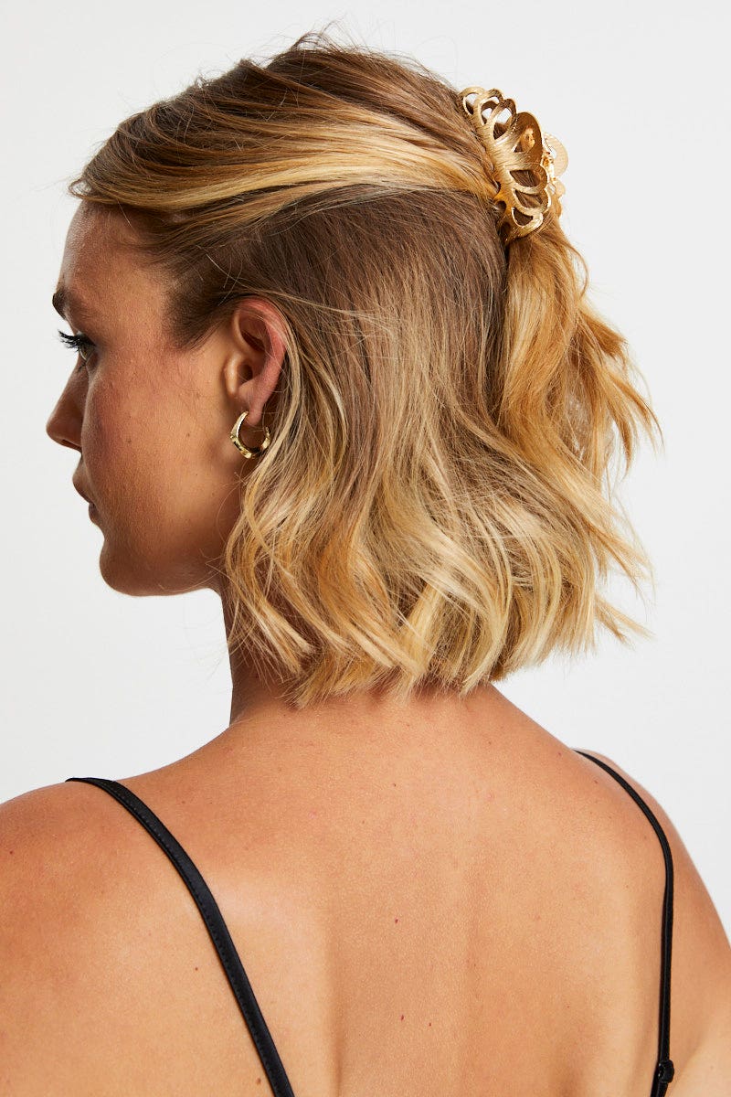 Gold Claw Hair Clip