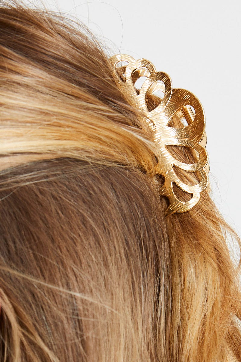 Gold Claw Hair Clip