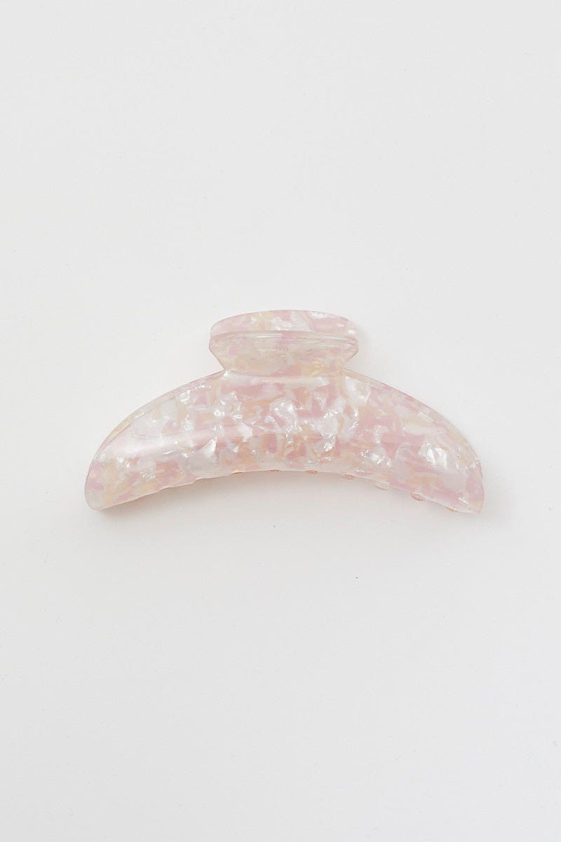 Pink Large Hair Claw