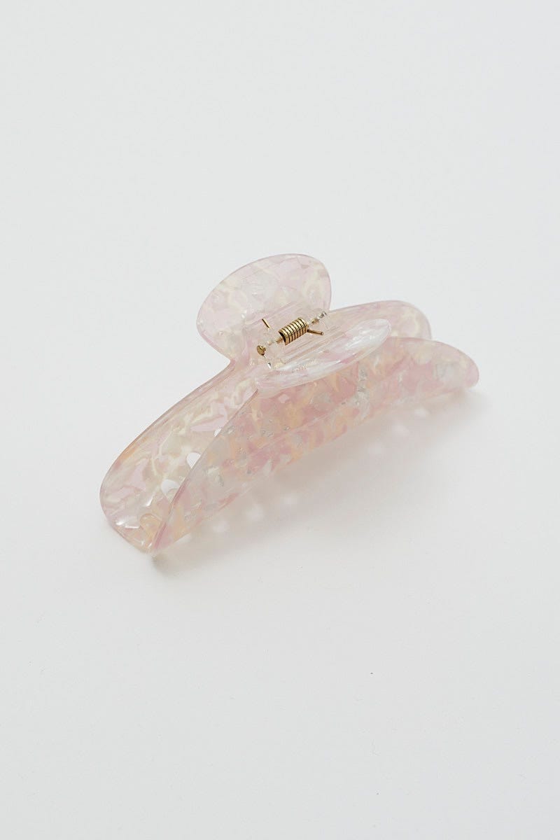 Pink Large Hair Claw
